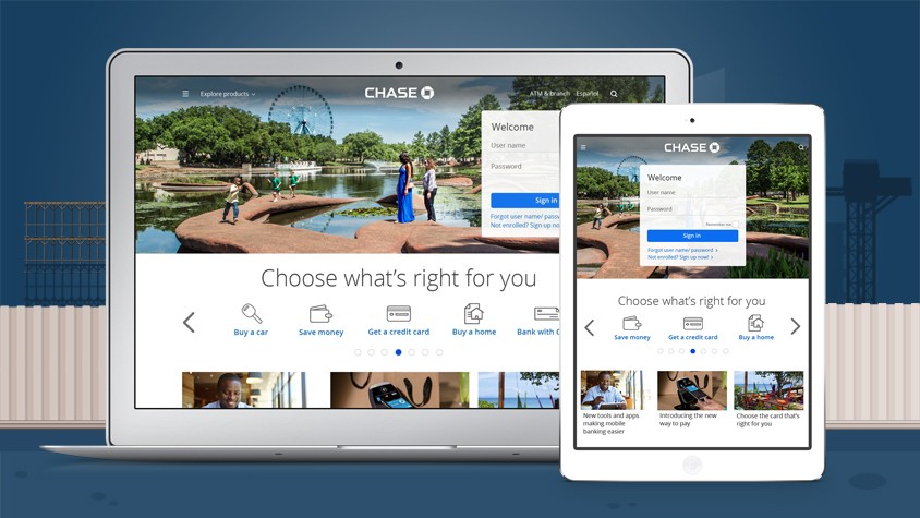 New Chase Home Page: Adapting to Today's Customer