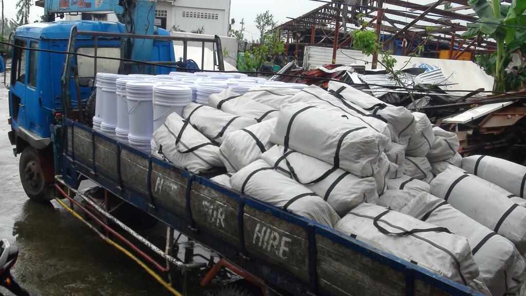 Truck of rain fresh and tents.jpg