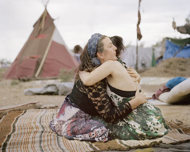 Nadia in embrace (early morning), 2011