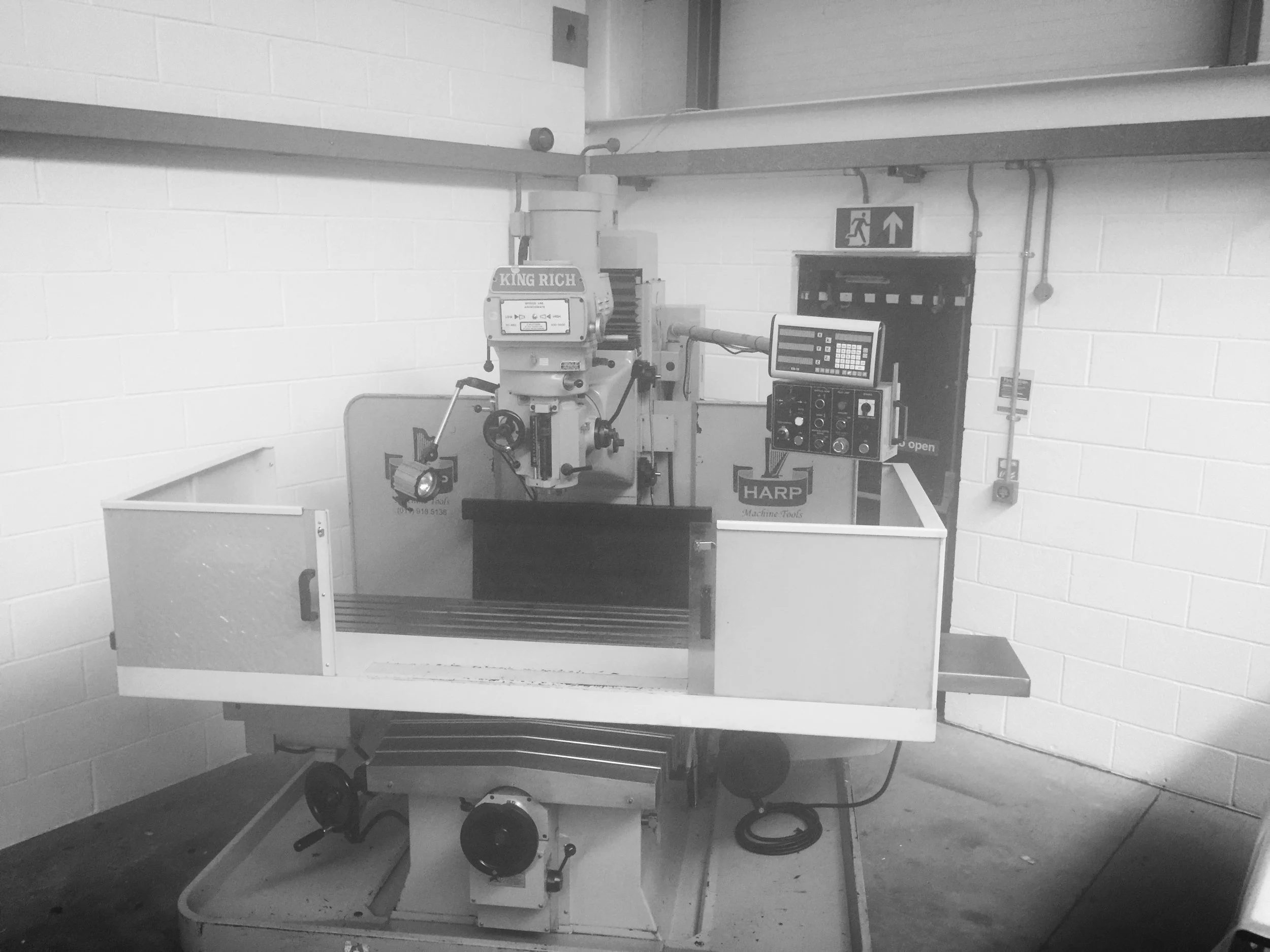 SOLD King Rich KR-B4V Bed Mill