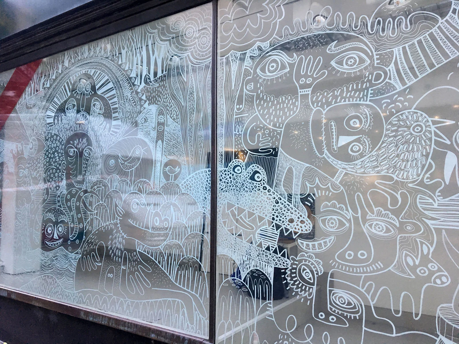 Window progress day two.