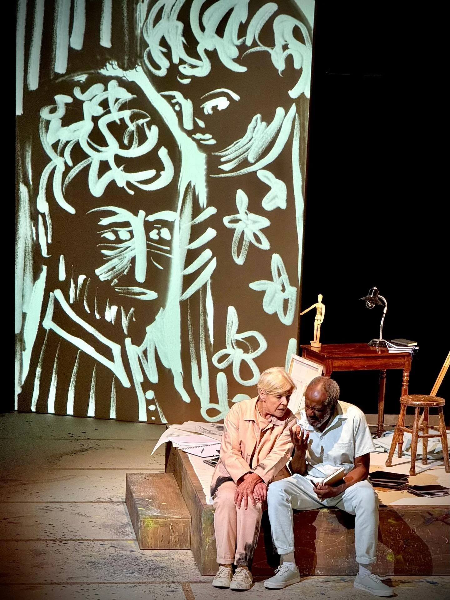 So, for the past few months I have been working on visuals, animations and drawn sequences for a new @509arts show called Life Class, a joyful look at the aging body and its many stories. It&rsquo;s a visually rich experience with beautiful performan