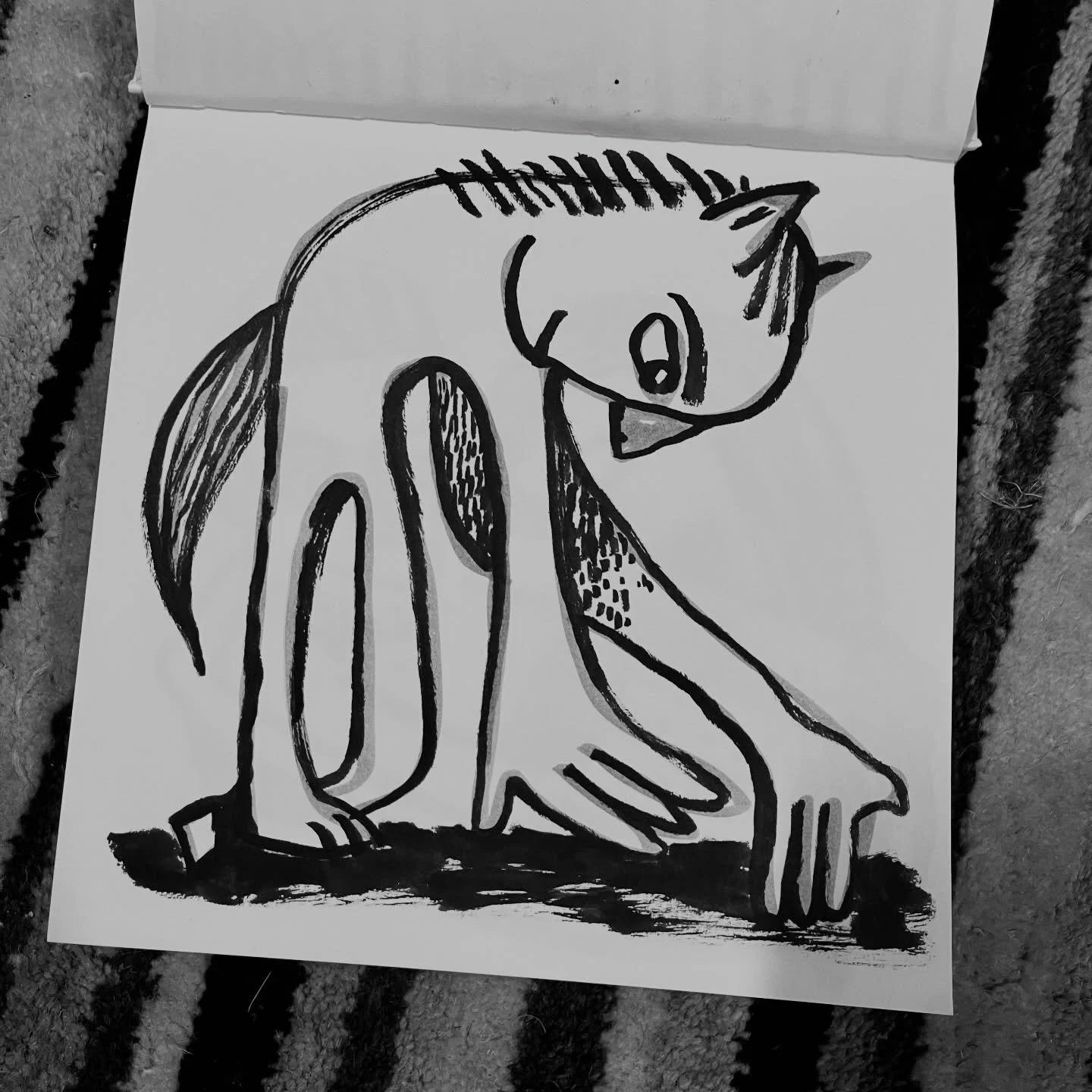 Horseboy #sketchbook #ink #lines