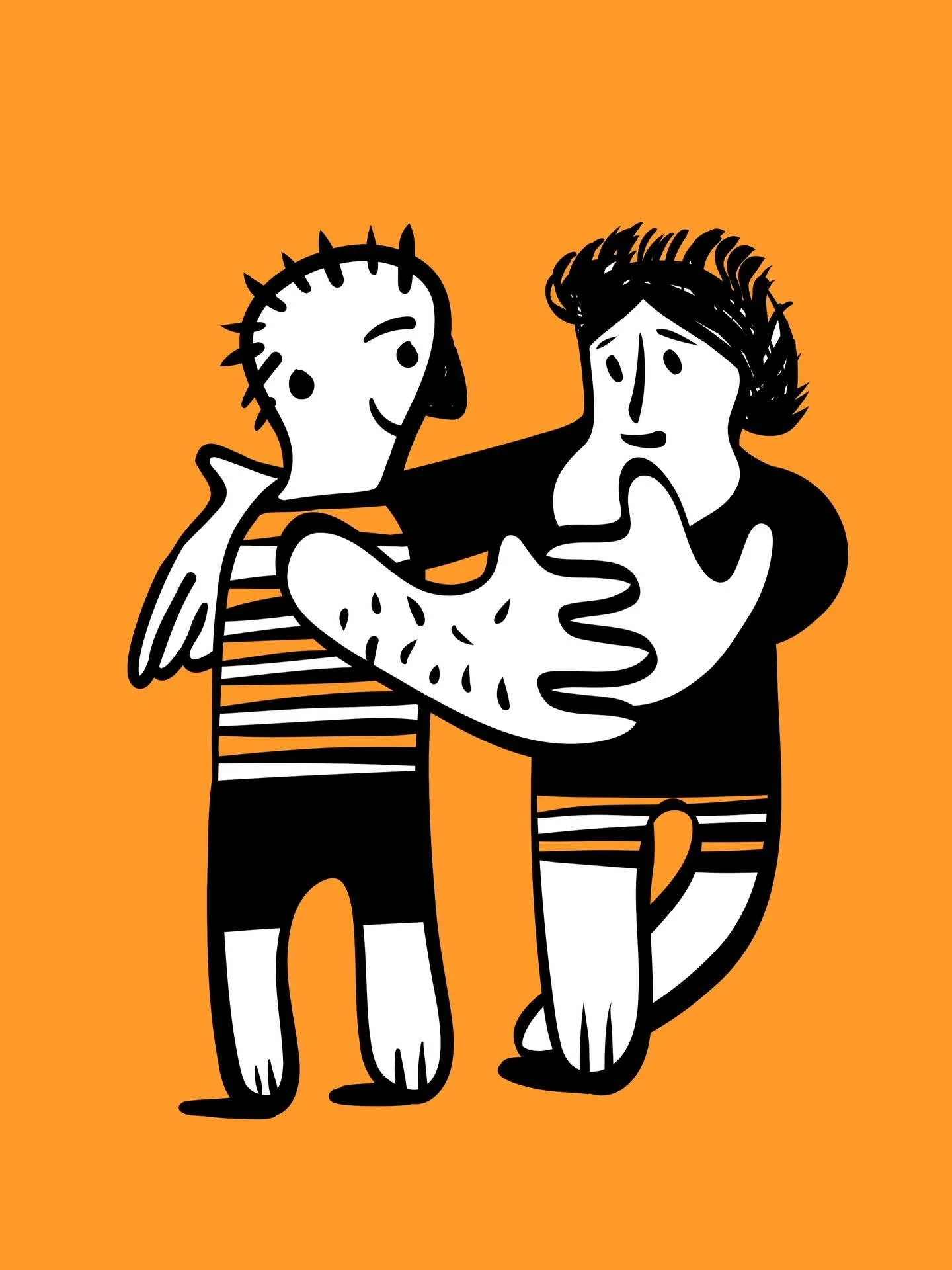 More vector lines based on sketchbook inky drawings - top fun :)