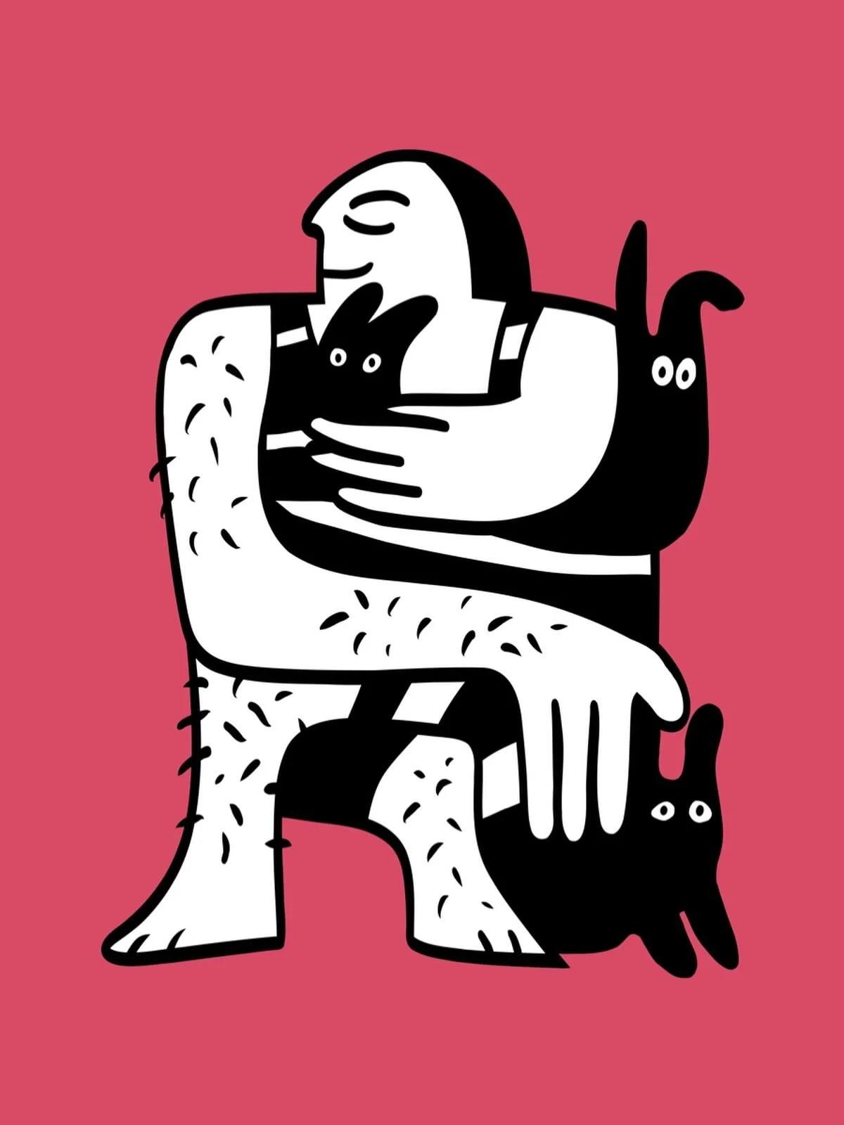 Bunnies - vector drawing is fun right now #fun #fabriclennymagicsecret