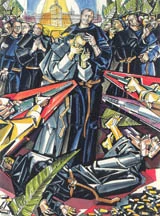 ​Illustration of the Augustinian Martyrs of Spain by János Hajnal&nbsp;in&nbsp;Il fascino di Dio: Profili de agiografia agostiniana&nbsp;by Fernando Rojo Martínez, O.S.A. &nbsp;Copyright © 2000 Pubblicazioni Agostiniane Rome. Used with permission. &…