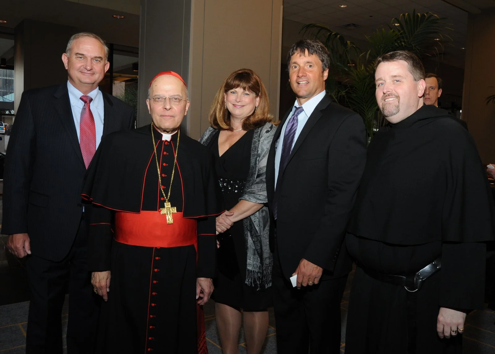 CHICAGO, IL (2013): CARDINAL FRANCIS GEORGE, O.M.I. AT THE AUGUSTINIAN INAUGURAL GALA WITH MEMBERS OF THE ST. RITA HIGH SCHOOL FAMILY
