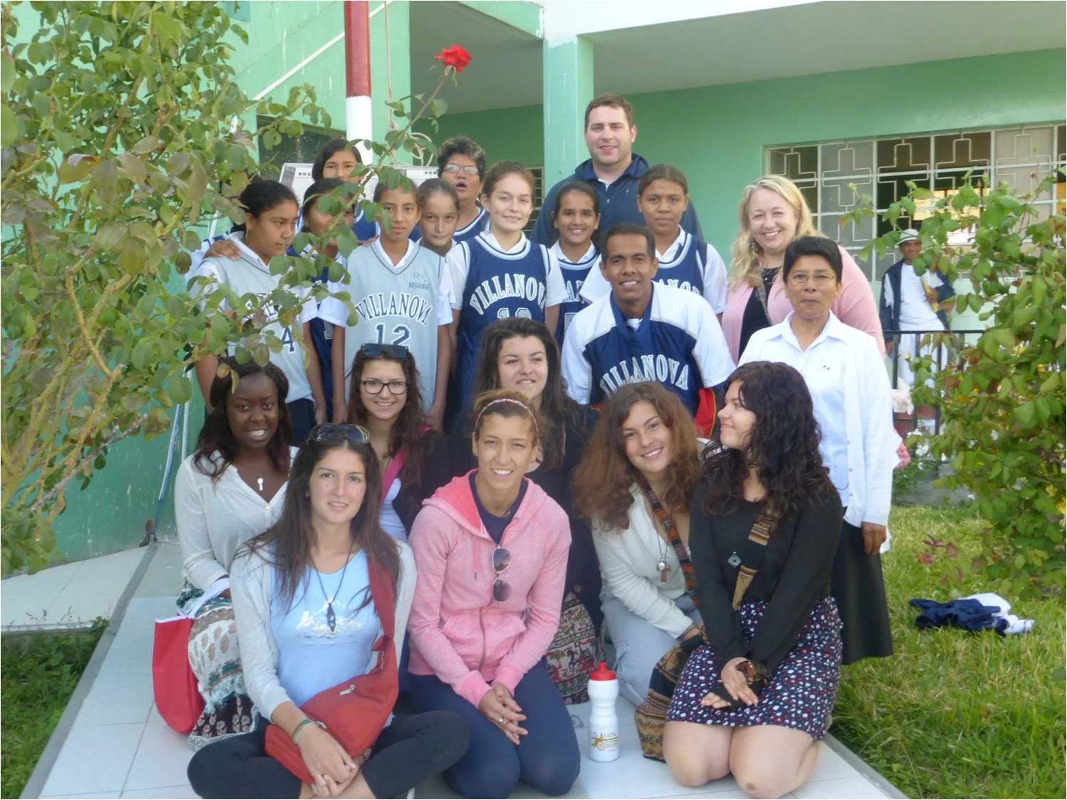 Villanova College students from Canada donate school apparel to local students in Northern Peru