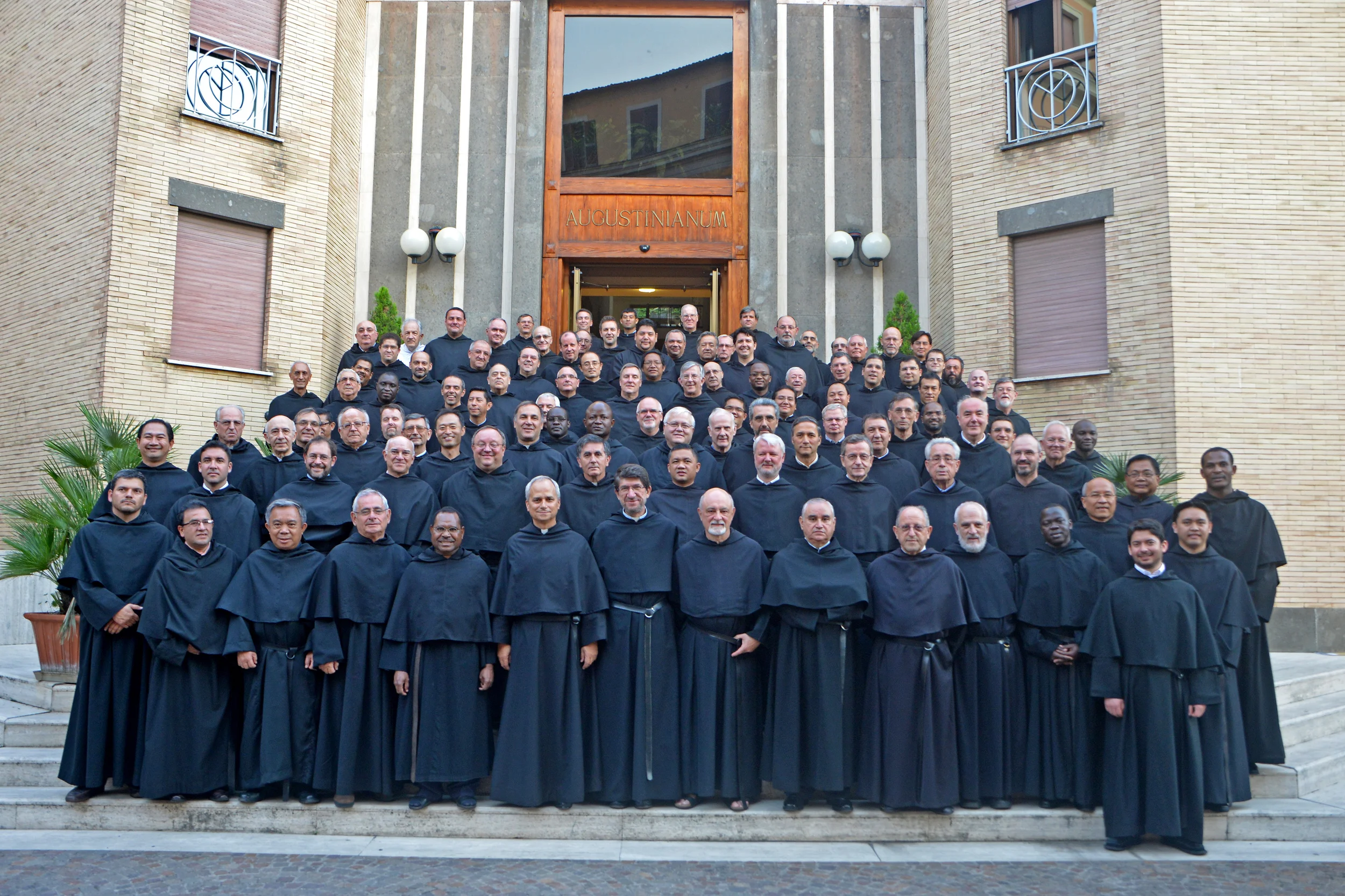 Group photo of the Augustinian General Chapter of 2013 in Rome