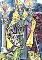 ILLUSTRATION OF VENERABLE JOSEPH BARTHOLOMEW MENOCHIO BY JÁNOS HAJNAL IN&nbsp;IL FASCINO DI DIO: PROFILI DE AGIOGRAFIA AGOSTINIANA&nbsp;&nbsp;BY FERNANDO ROJO MARTÍNEZ, O.S.A. &nbsp;COPYRIGHT © 2000 PUBBLICAZIONI AGOSTINIANE ROME. USED WITH PERMISSI…