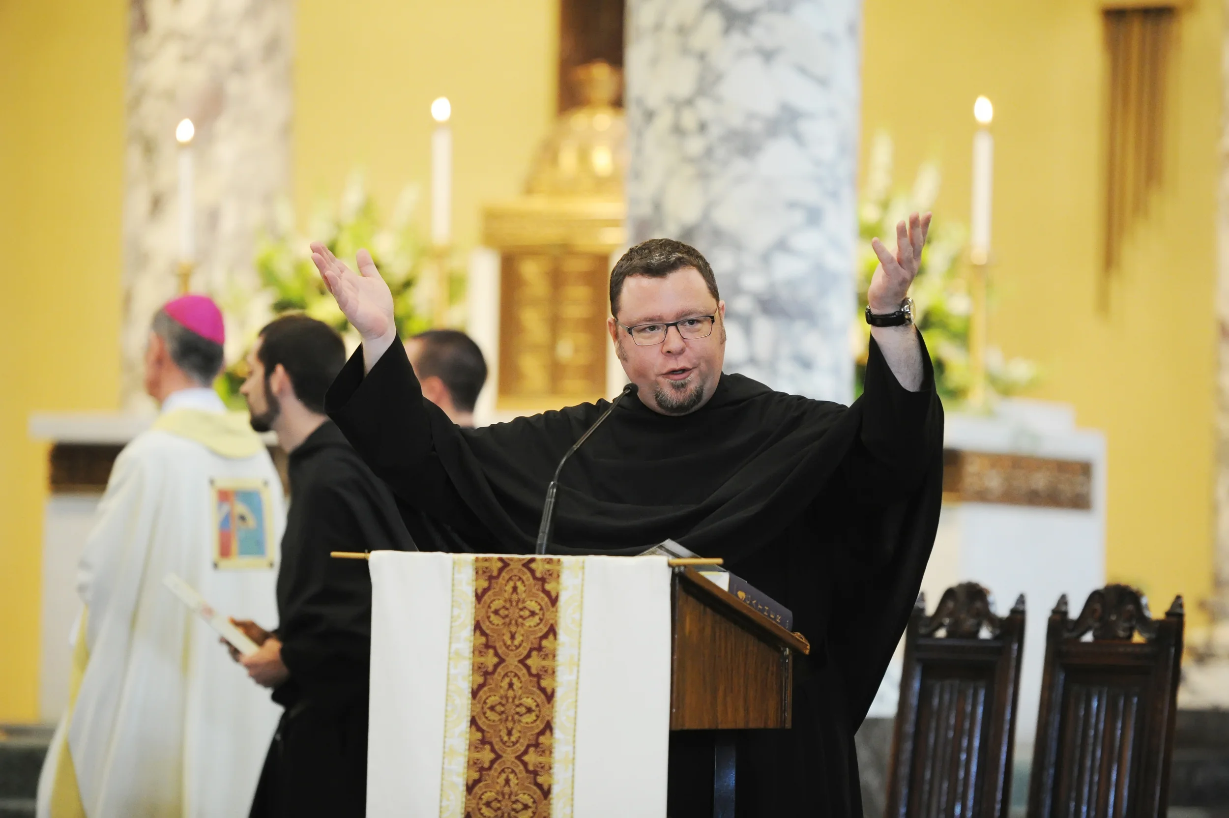 Fr. Rich Young, O.S.A., D.Min., has led the music for many Province events 