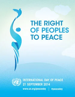 Augustinians Support International Day of Peace on September 21, 2014