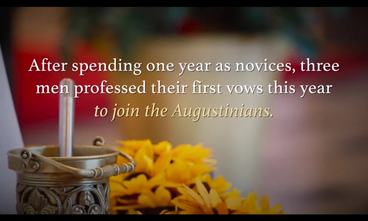 Our Newly Professed Augustinians