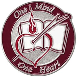 one mind one heart pin
