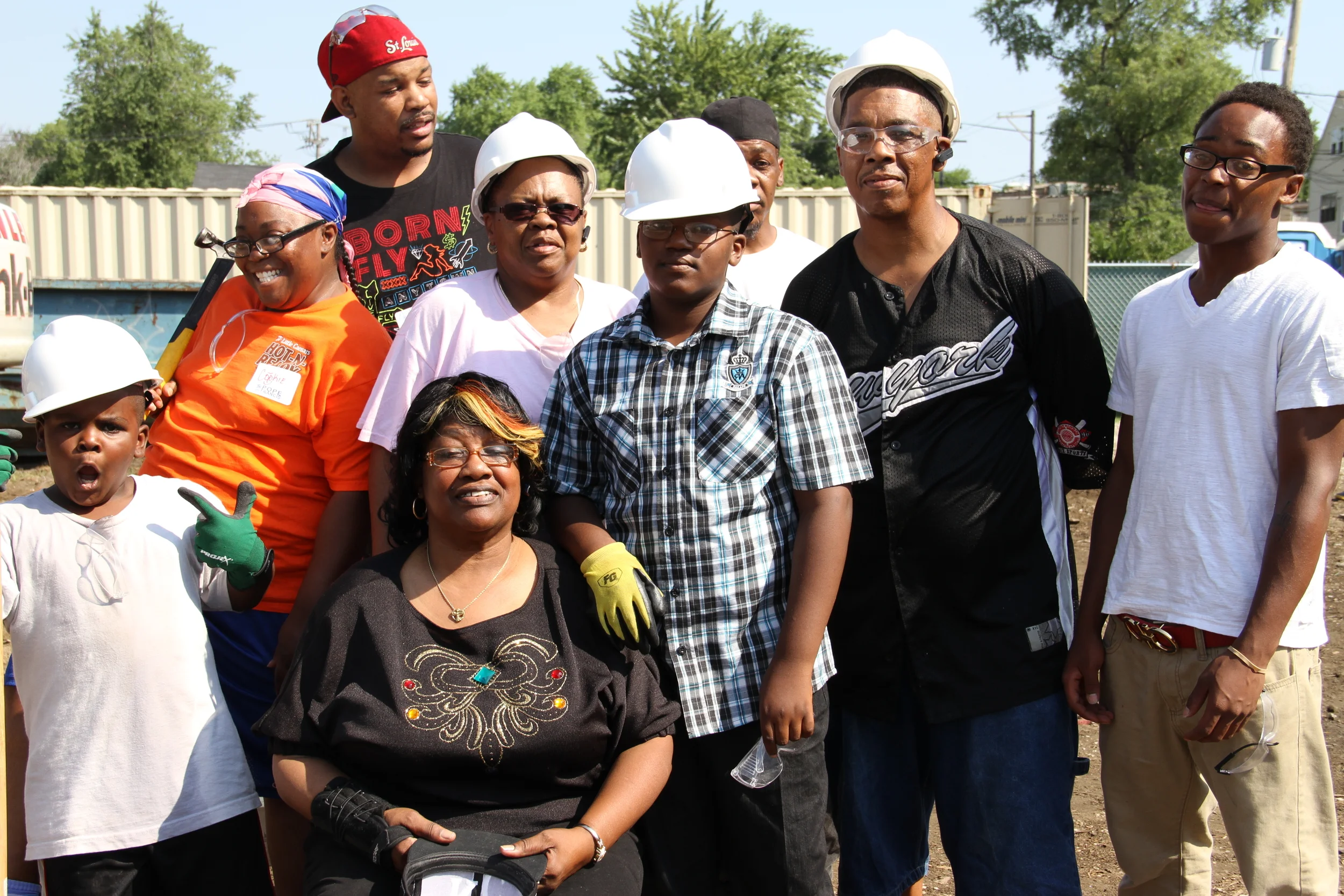 Dedicated, hard-working, and eager all describe the Powers family, and they are well on their way to becoming Habitat homeowners.&nbsp;