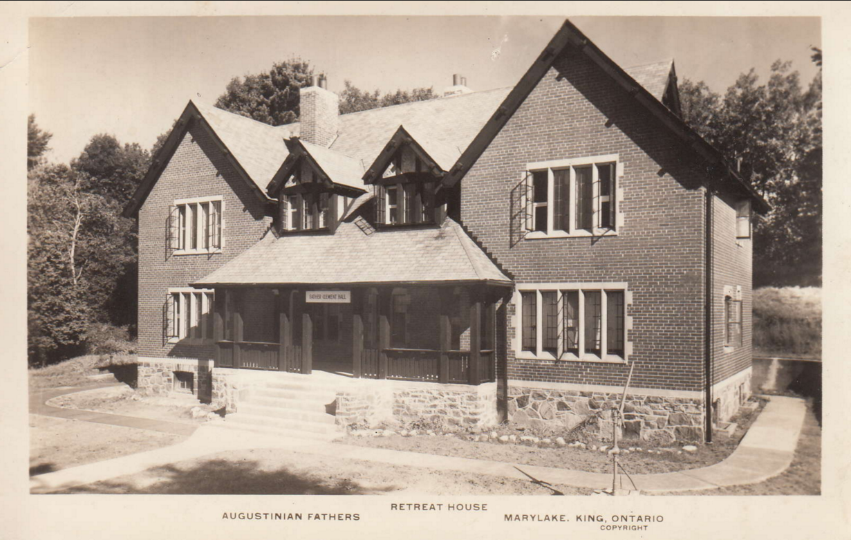 "Retreat House: &nbsp;Augustinian Fathers, Marylake, King, Ontario (Copyright)"