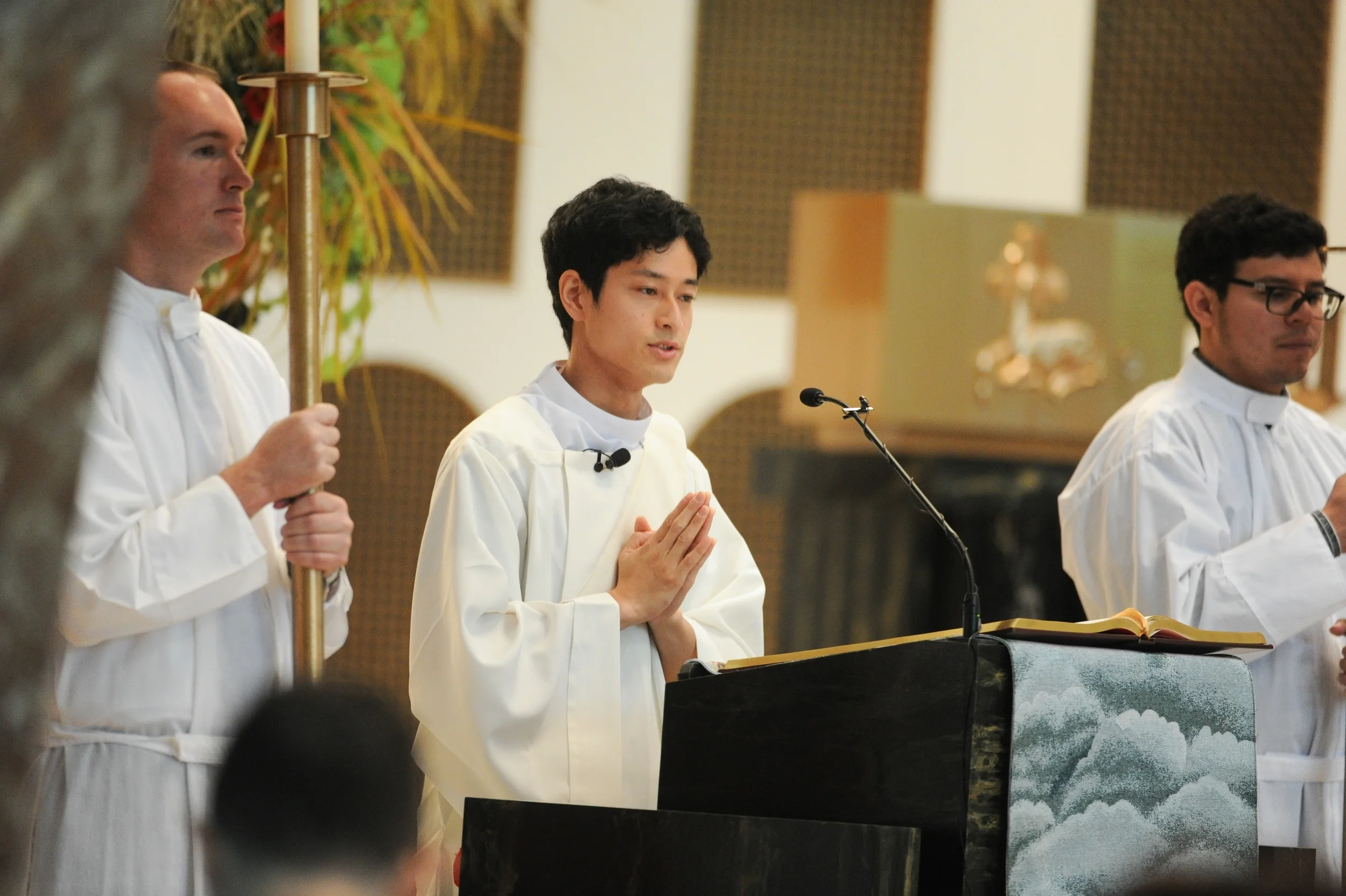 Futoshi Matsuo, O.S.A., was ordained a deacon in July