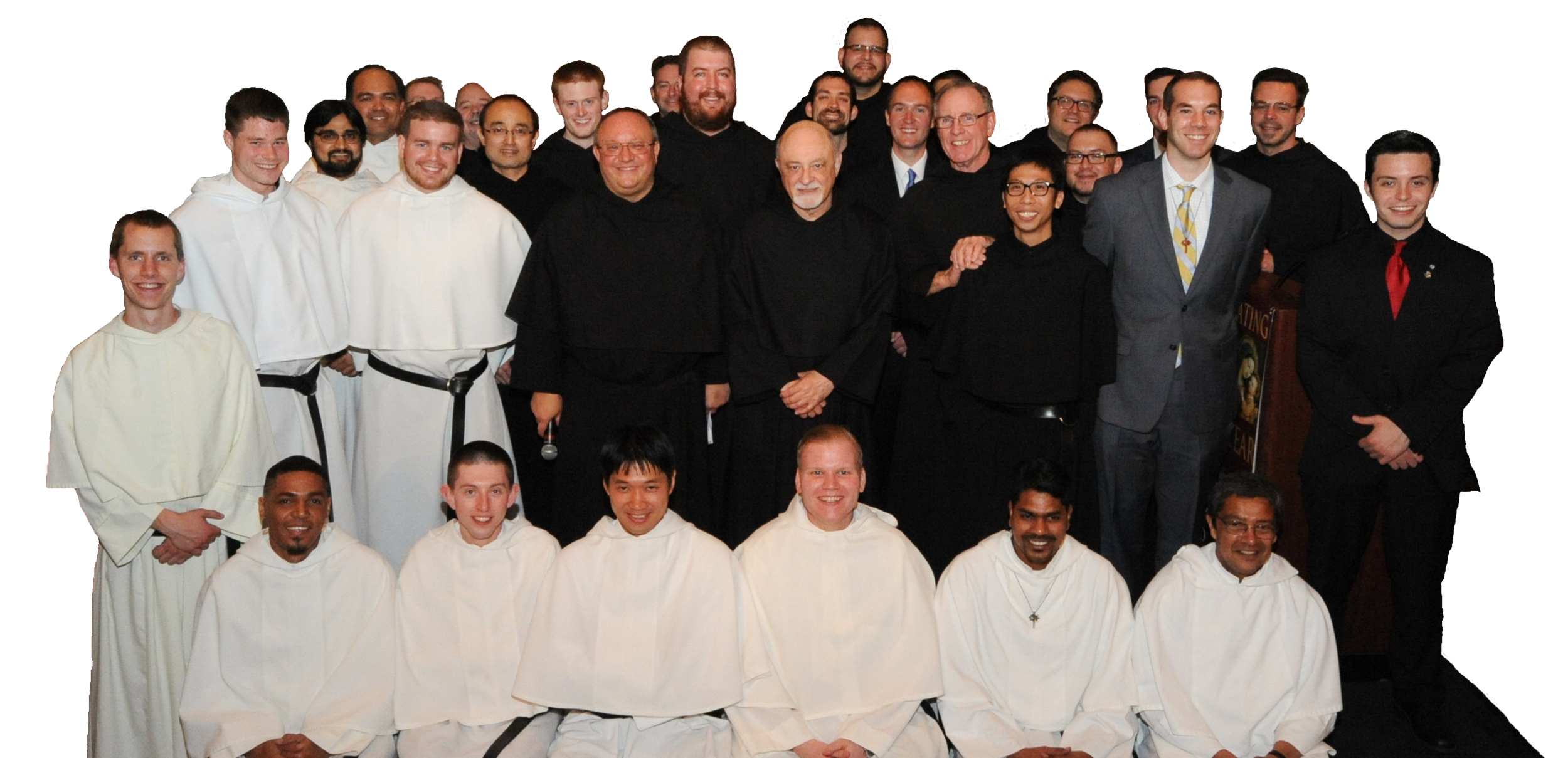 Some of this year's Men in Augustinian Formation