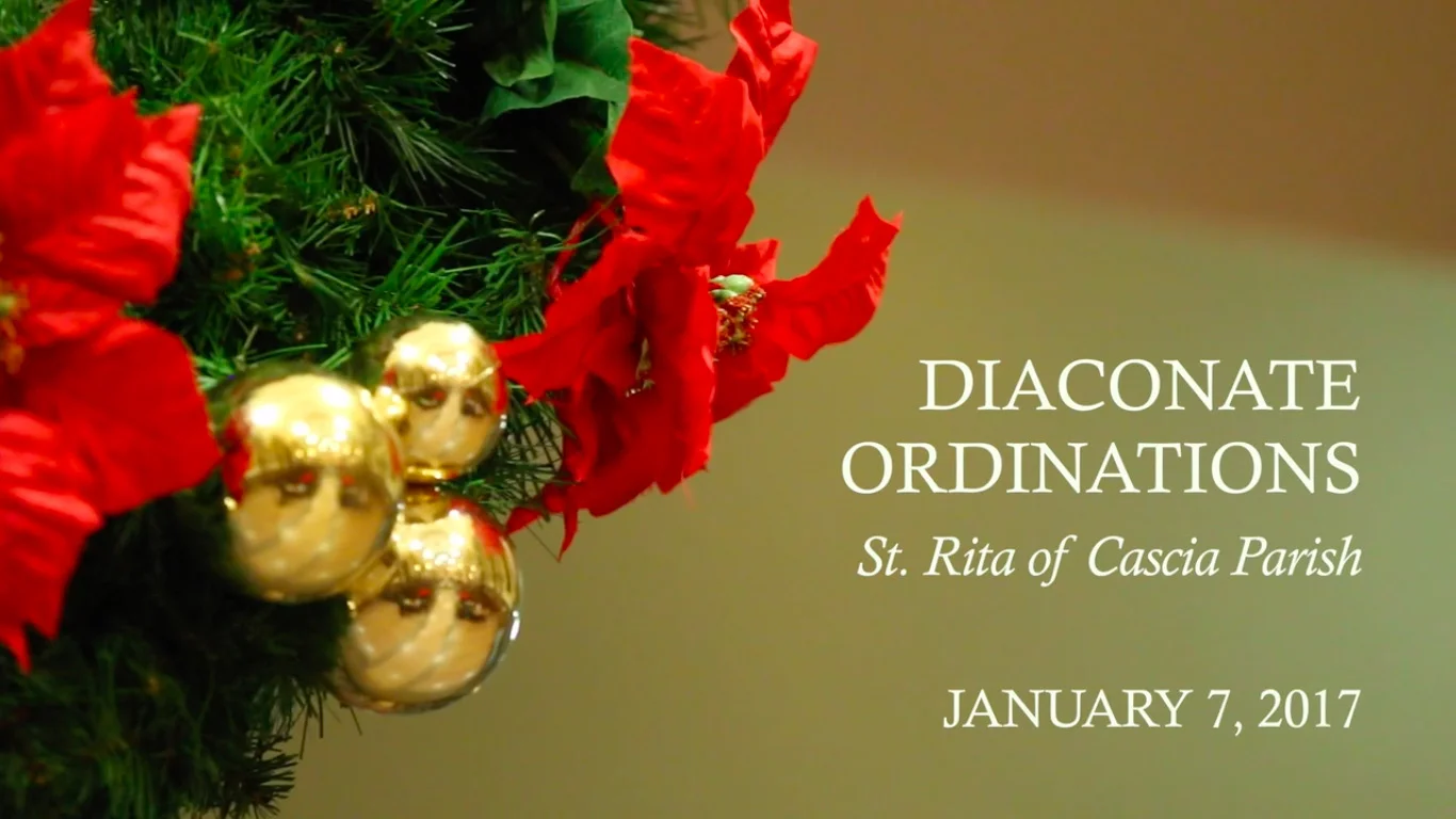Brothers Stephen Isley, OSA, and Aldo Potencio, OSA: Ordination to the Diaconate