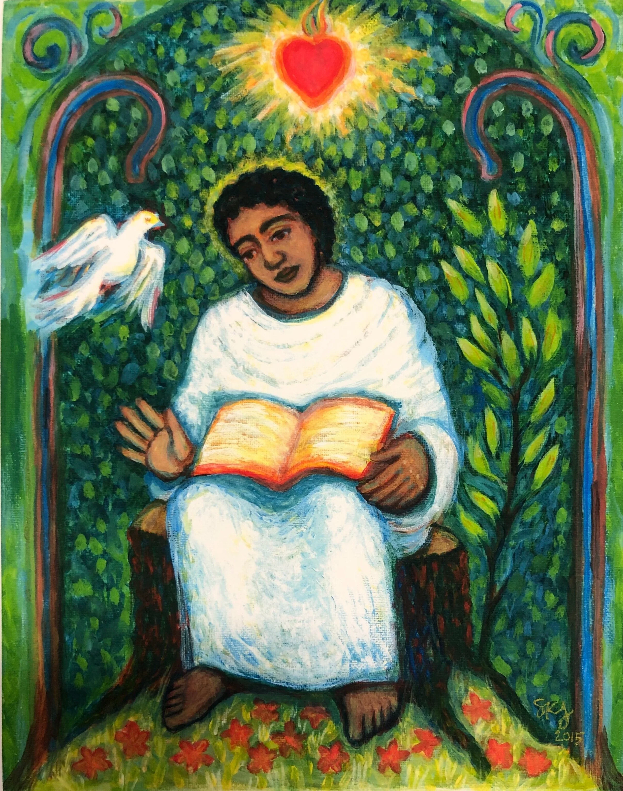 “The Conversion of St. Augustine” by Sue Kouma Johnson ©