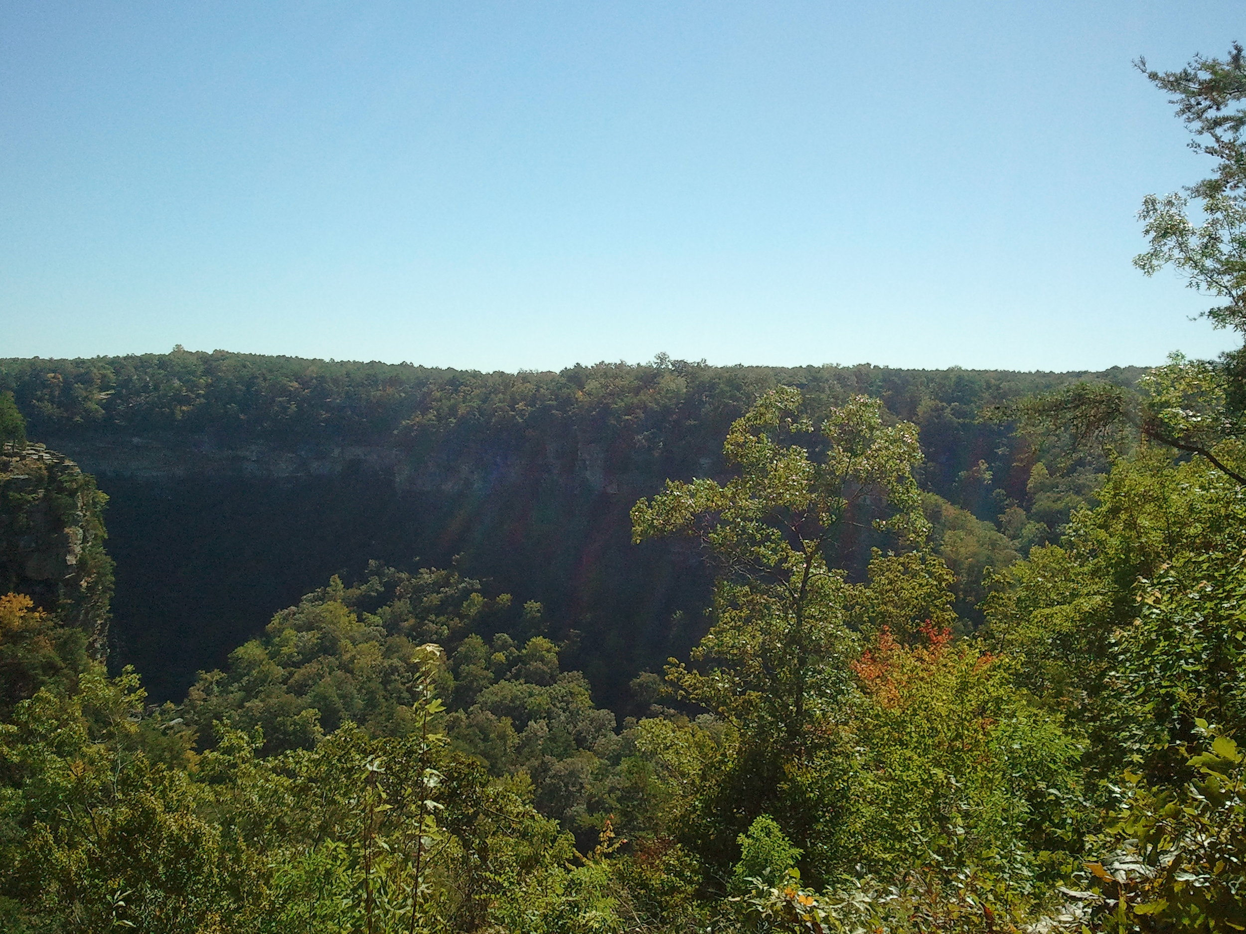 Pictures from yesterday's trek to Little River Canyon