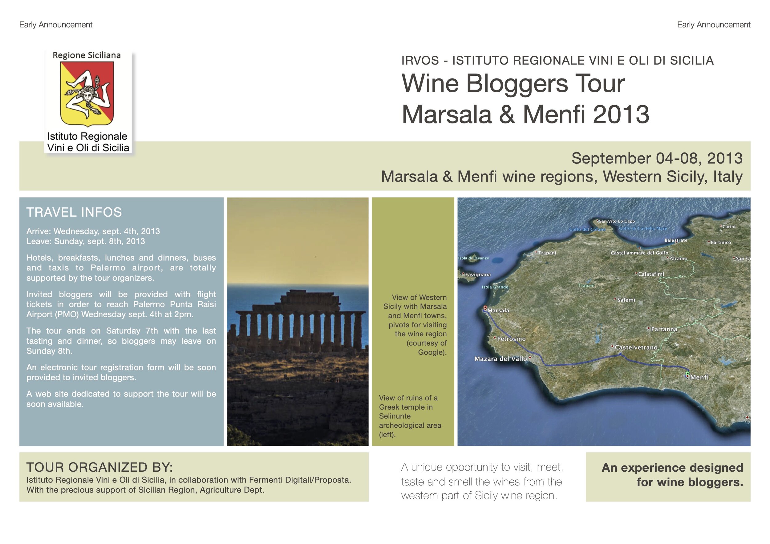 Marsala e Menfi Wine Blogger Tour 2013