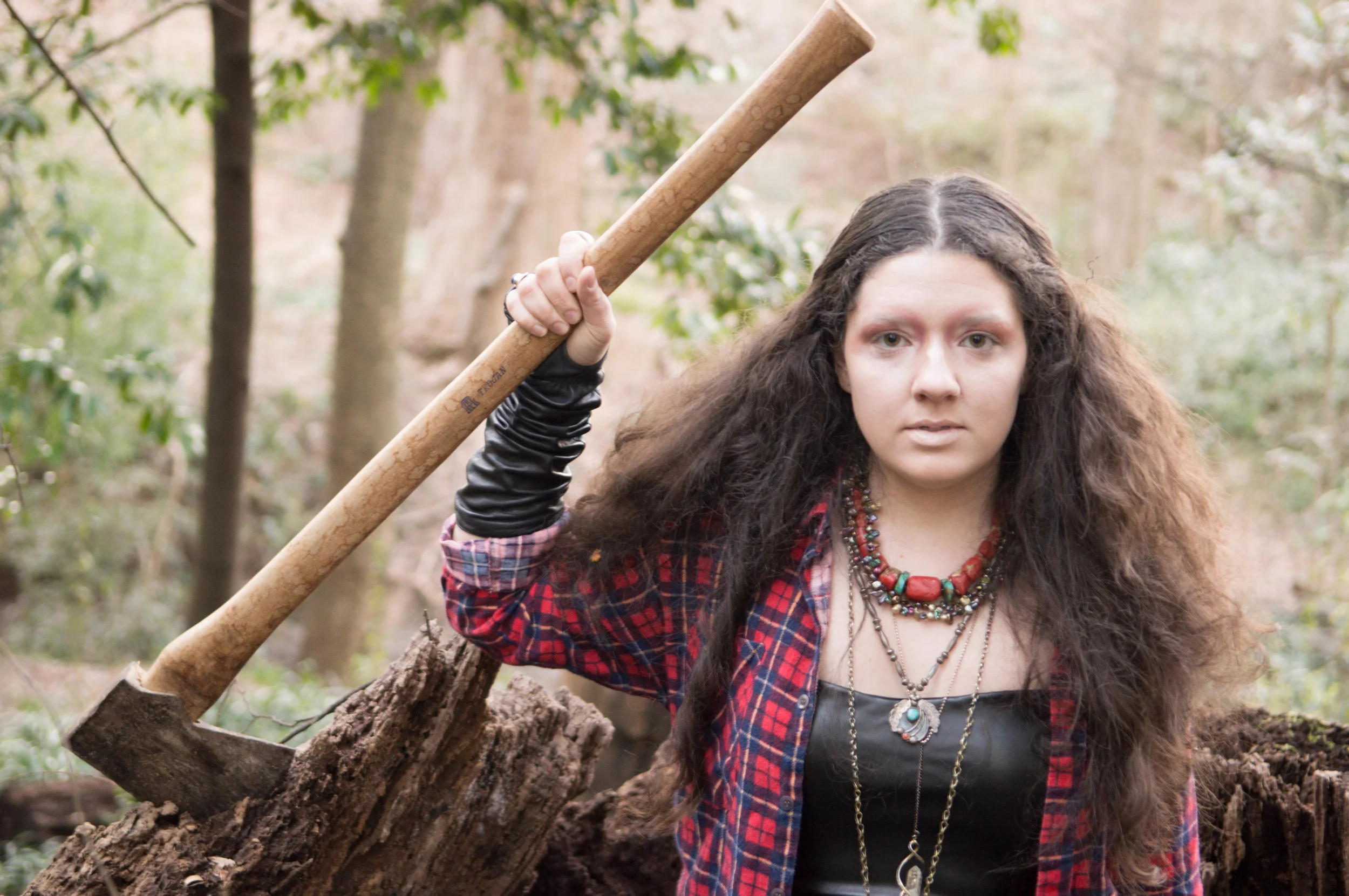 Angelica Spence as The Woodswoman