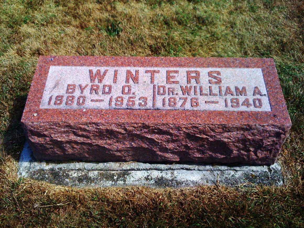 The Winters gravesite