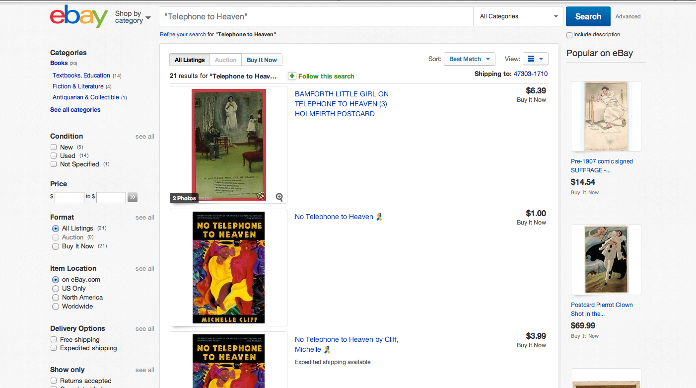 Looking for that elusive 1915 sheet music ... Denied again.