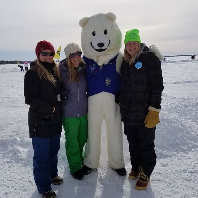 I had a ton of fun on the ice today! #detroitlakes #polarfestdl #weheartdl #iceteegolfdl