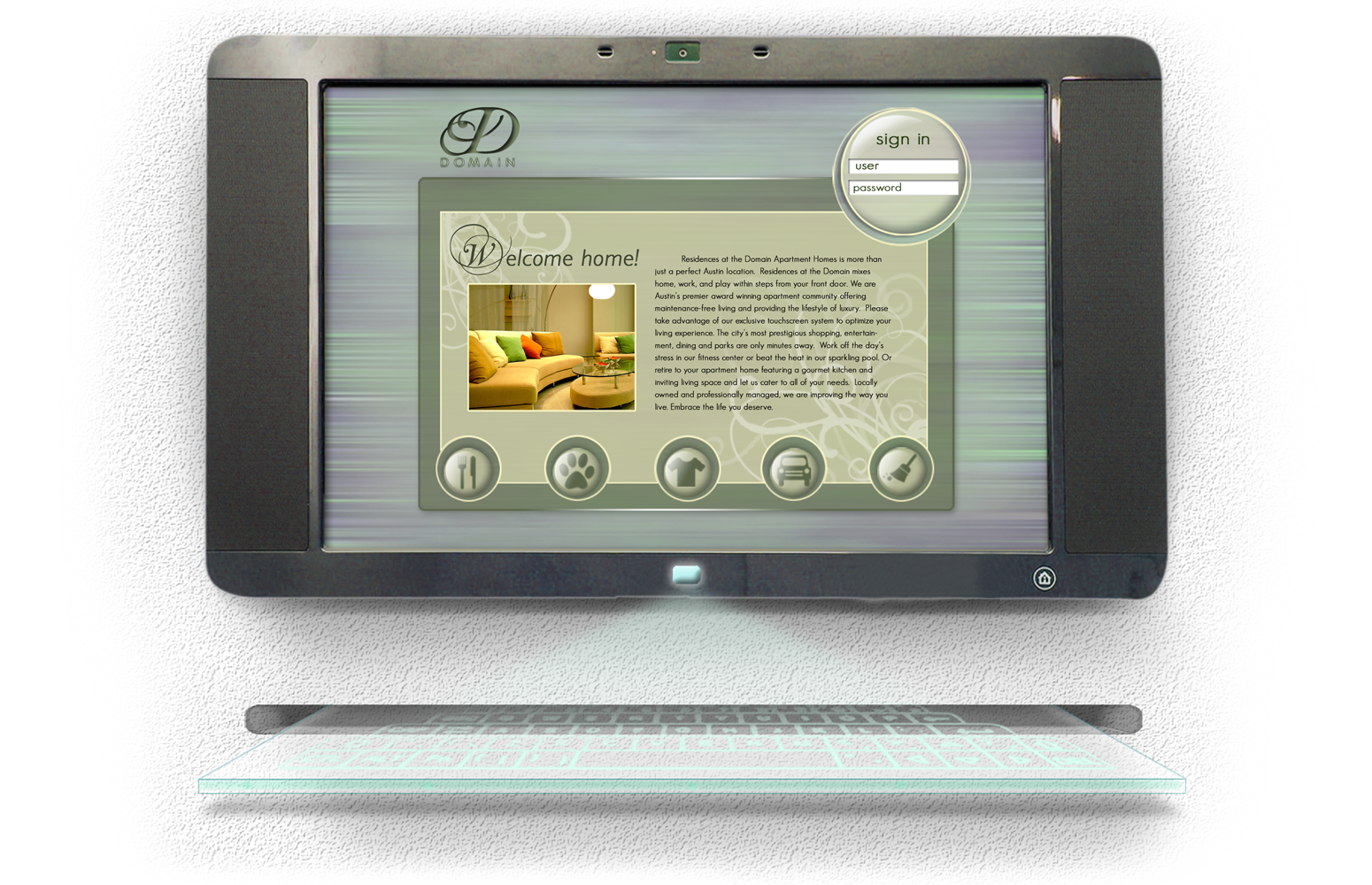 Domain Home Touchscreen System