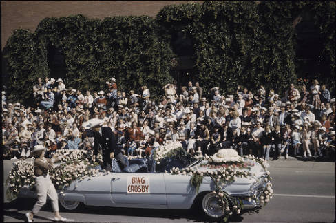 Bing Crosby at the Stampede Parade, 1959 (Photo: Alison Jackson Collection, Calgary Public Library)