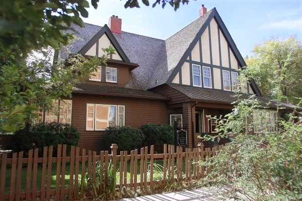 The Nellie McClung House (803-15th Avenue SW) is currently home to the Colombian Consulate. An enhanced replica of McClung's Calgary home opened in 2014 at Heritage Park as the Famous Five Centre of Canadian Women. (Photo: Calgary Herald)