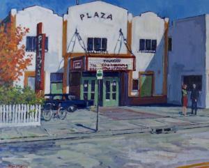 The Plaza Theatre by Calgary artist, Stan Phelps (Photo: Arcadja Auctions)