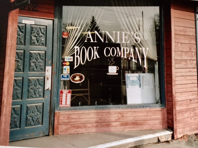 Annie Vigna (aka Wesko) ran her bookstore on 16th Avenue North between 1996 and 2007. The widening of the avenue in 2005 contributed to her decision to wrap up the business. Annie's Books lives on in the hand-crafted lectern at the Alexandra Writers' Centre. (Photo: Annie Wesko)