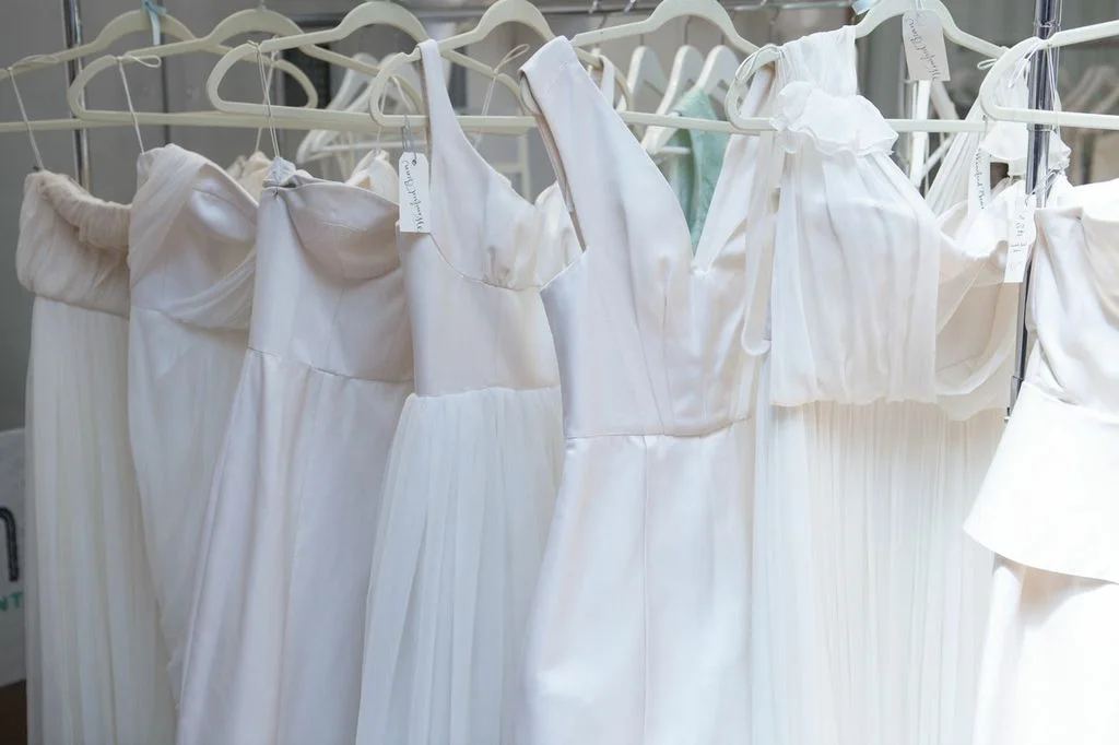 The dresses...