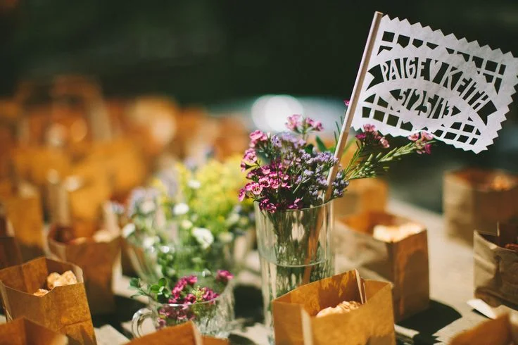 wedding table centerpiece boho wedding