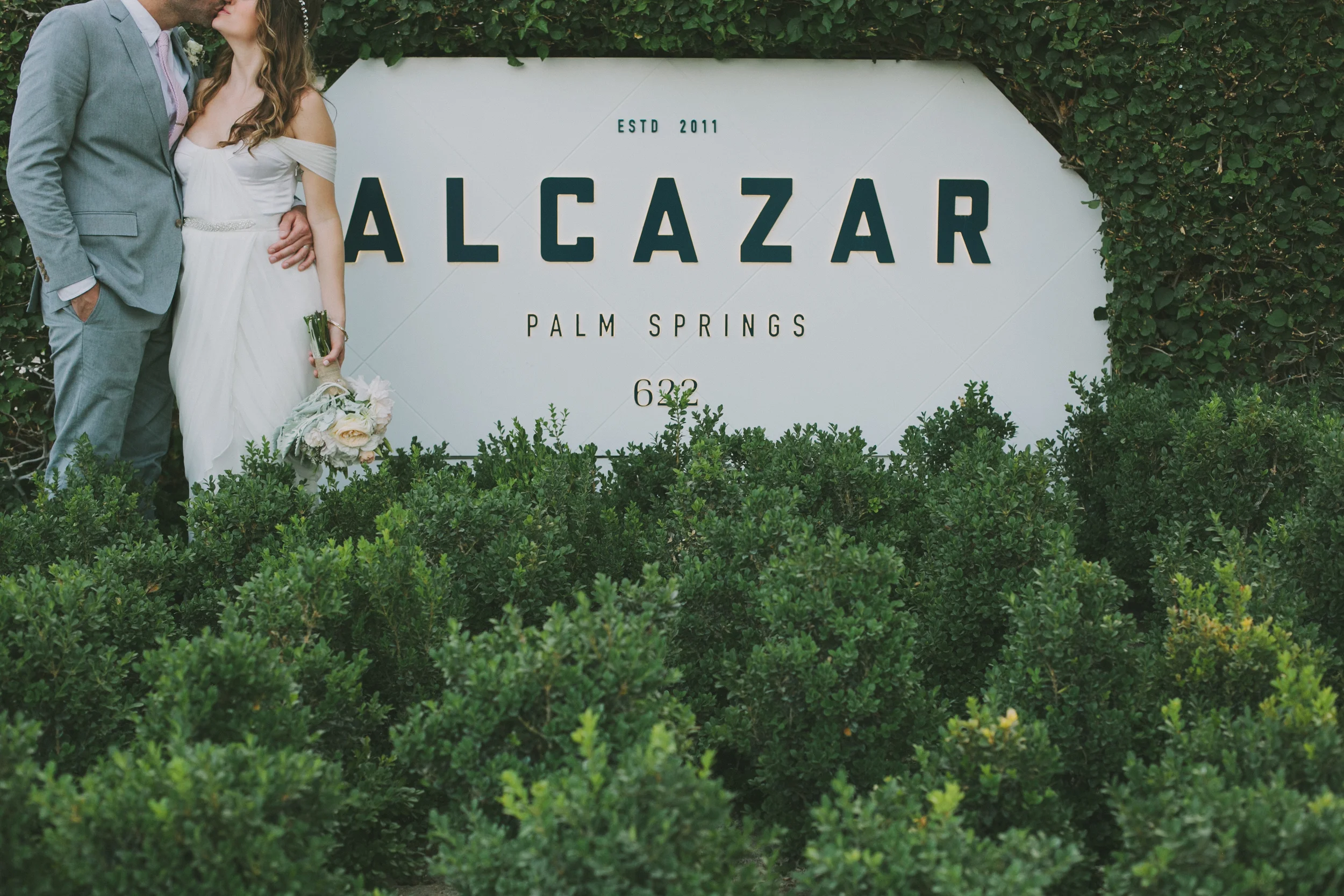 Hotel Alcazar wedding, bride wearing Winifred Bean's Tulipe wedding dress