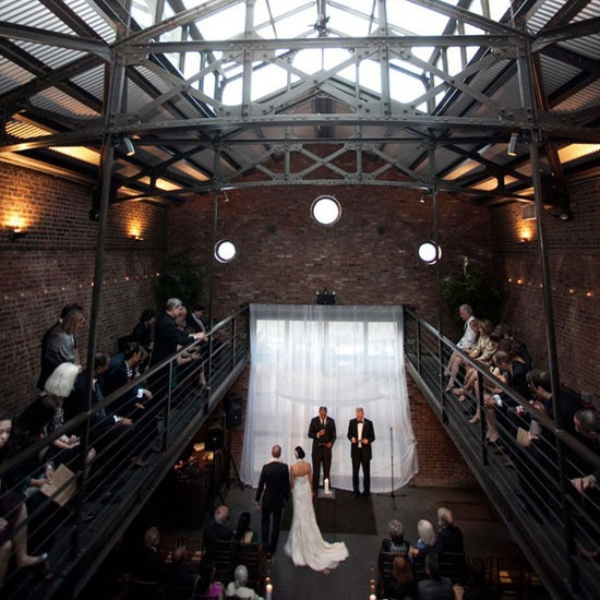 industrial wedding ceremony