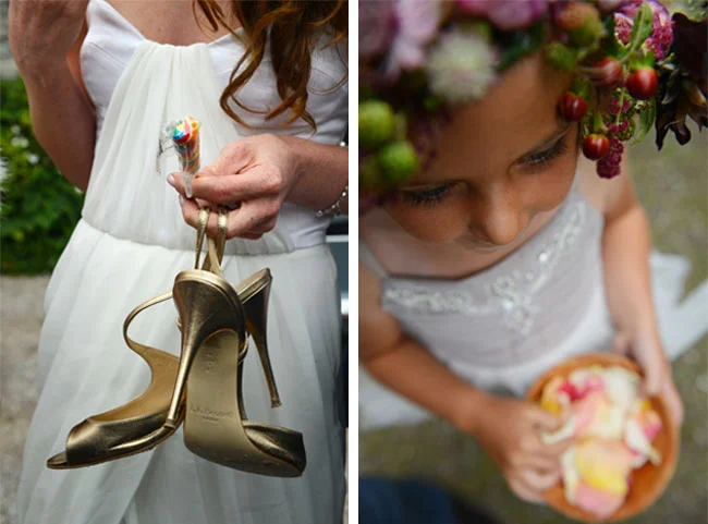 winifred bean tulipe, ireland wedding, real wedding, l.k. bennett shoes