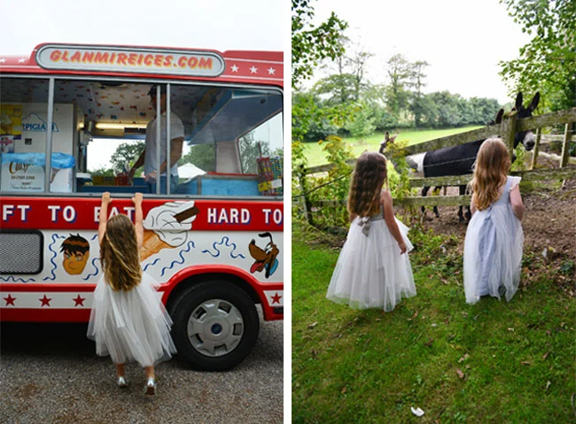 ireland wedding, real wedding, ice cream