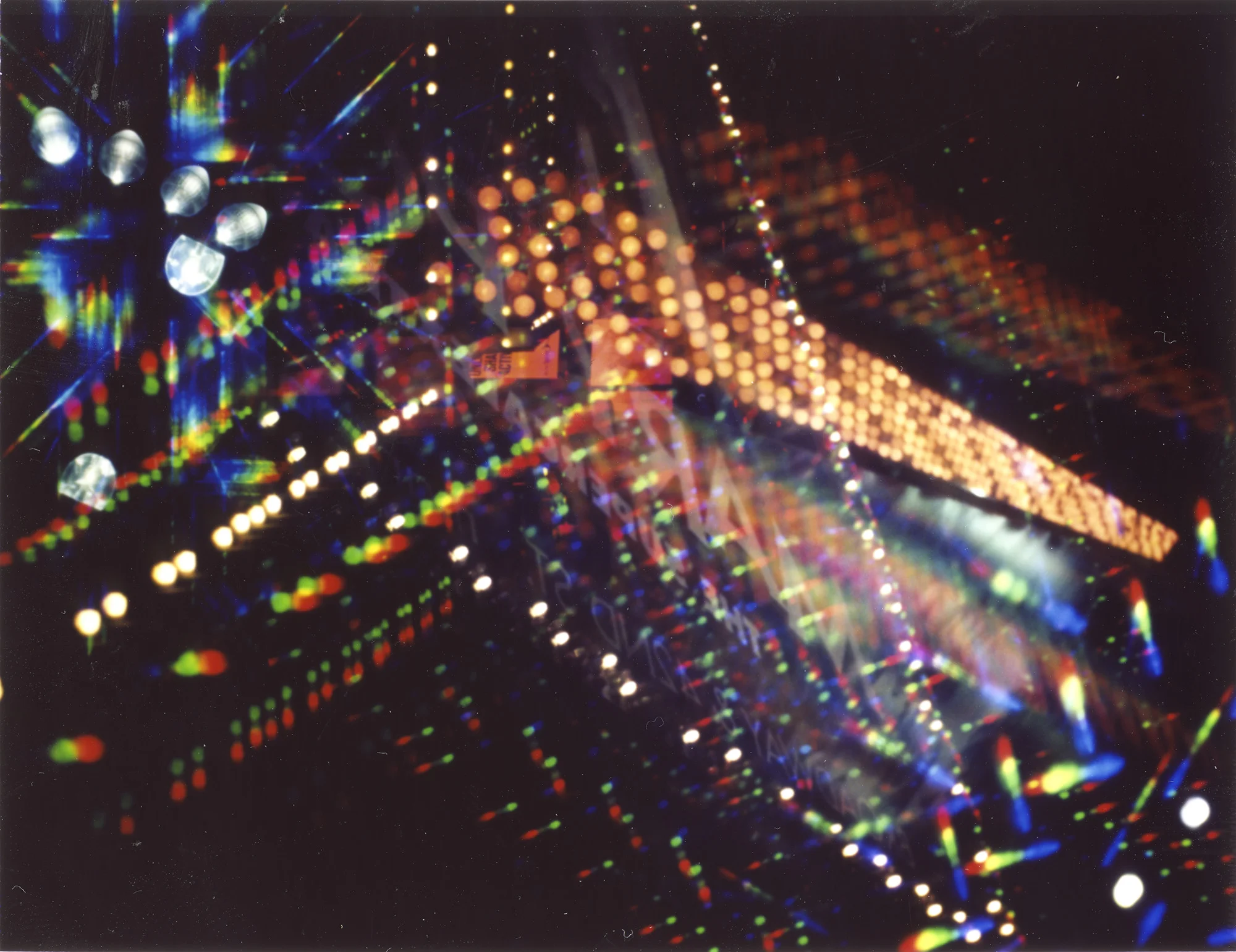 Multiple exposure print from 35mm slides