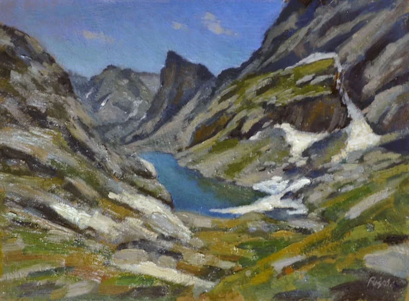 Lake in the Rockies