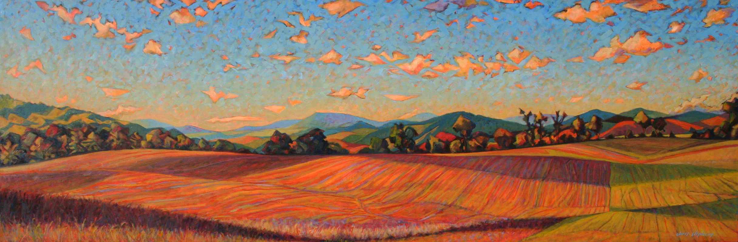 October Soybean Field
