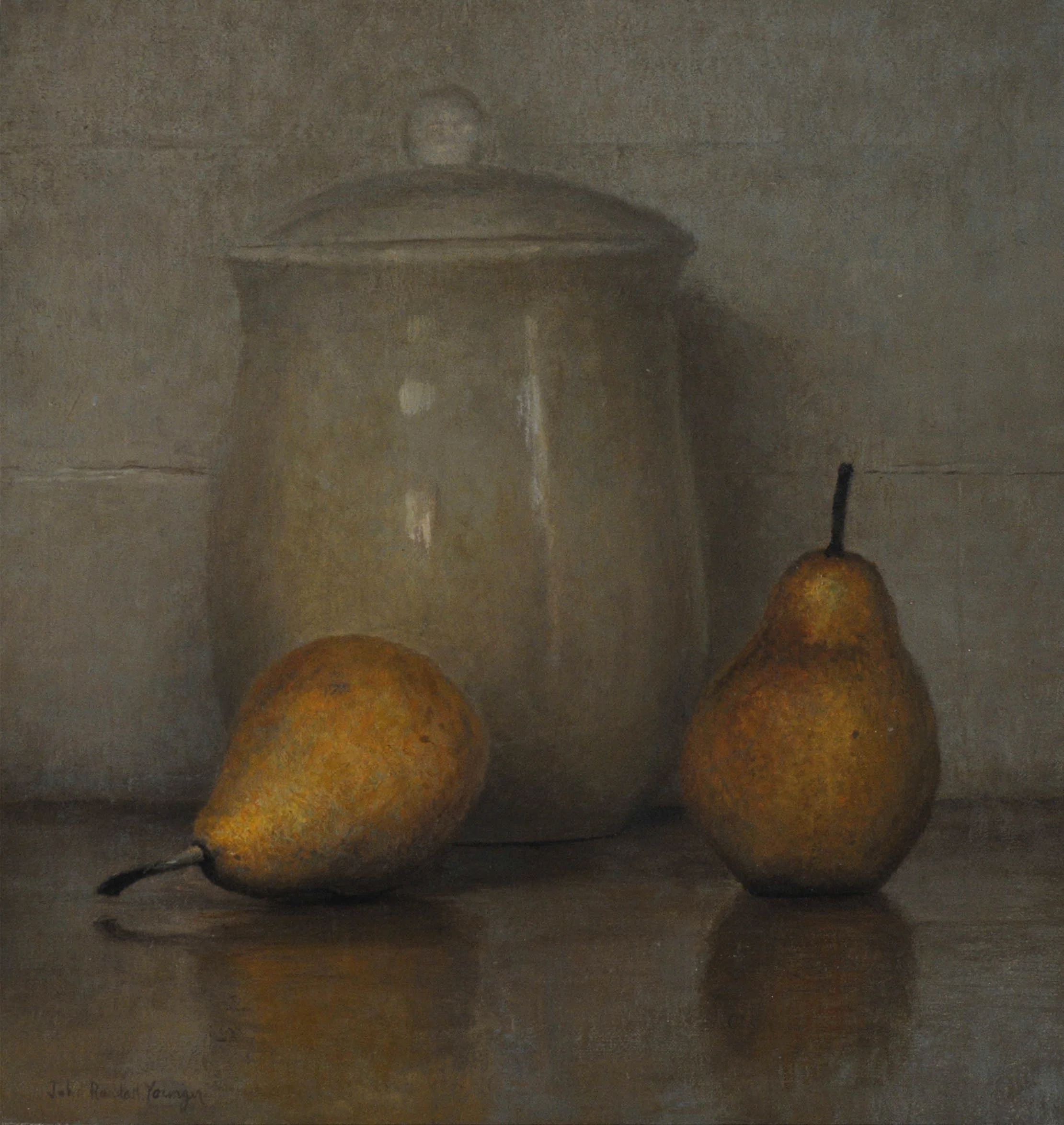 Pears and Jar