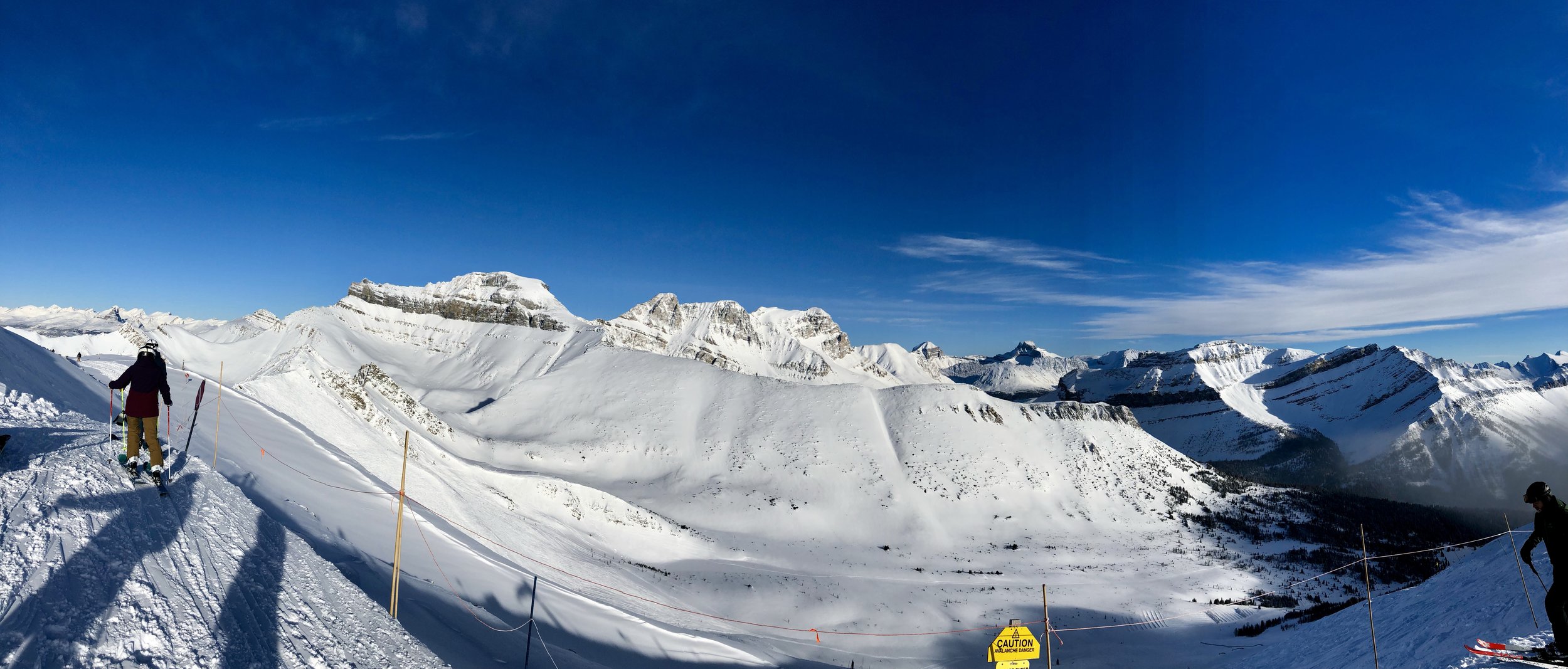 Lake Louise, top of the poma lift