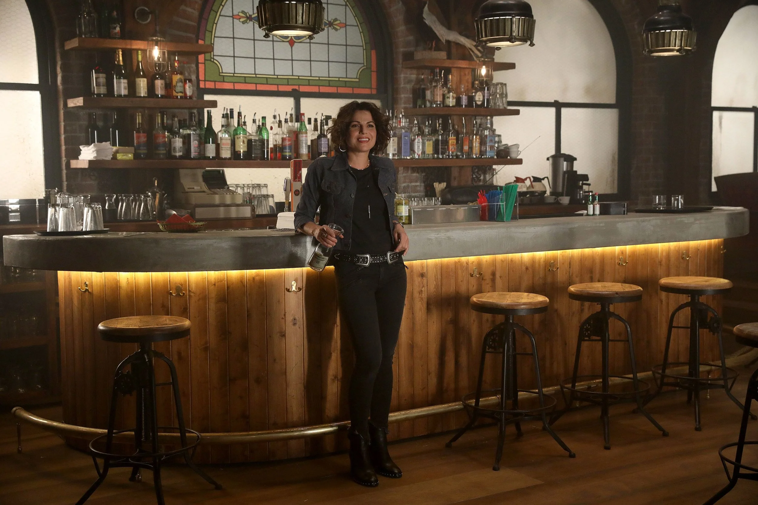 Stained Glass, Liquor Bottle Labels, Beer Taps, & Branding, Roni’s Bar, Recurring Set