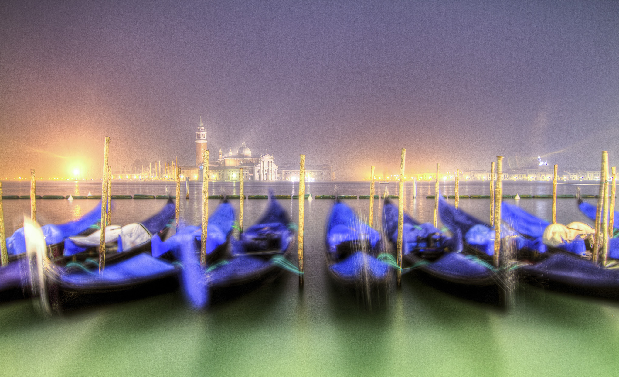  Gondola Docking, Venice 