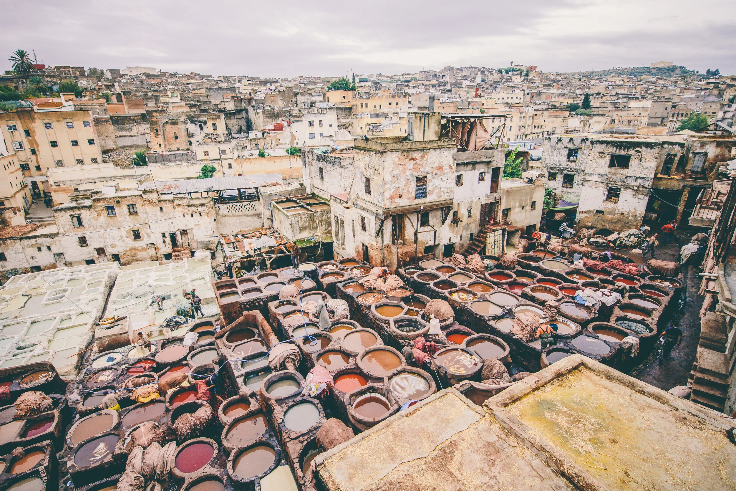 Leather Tannery, Fes