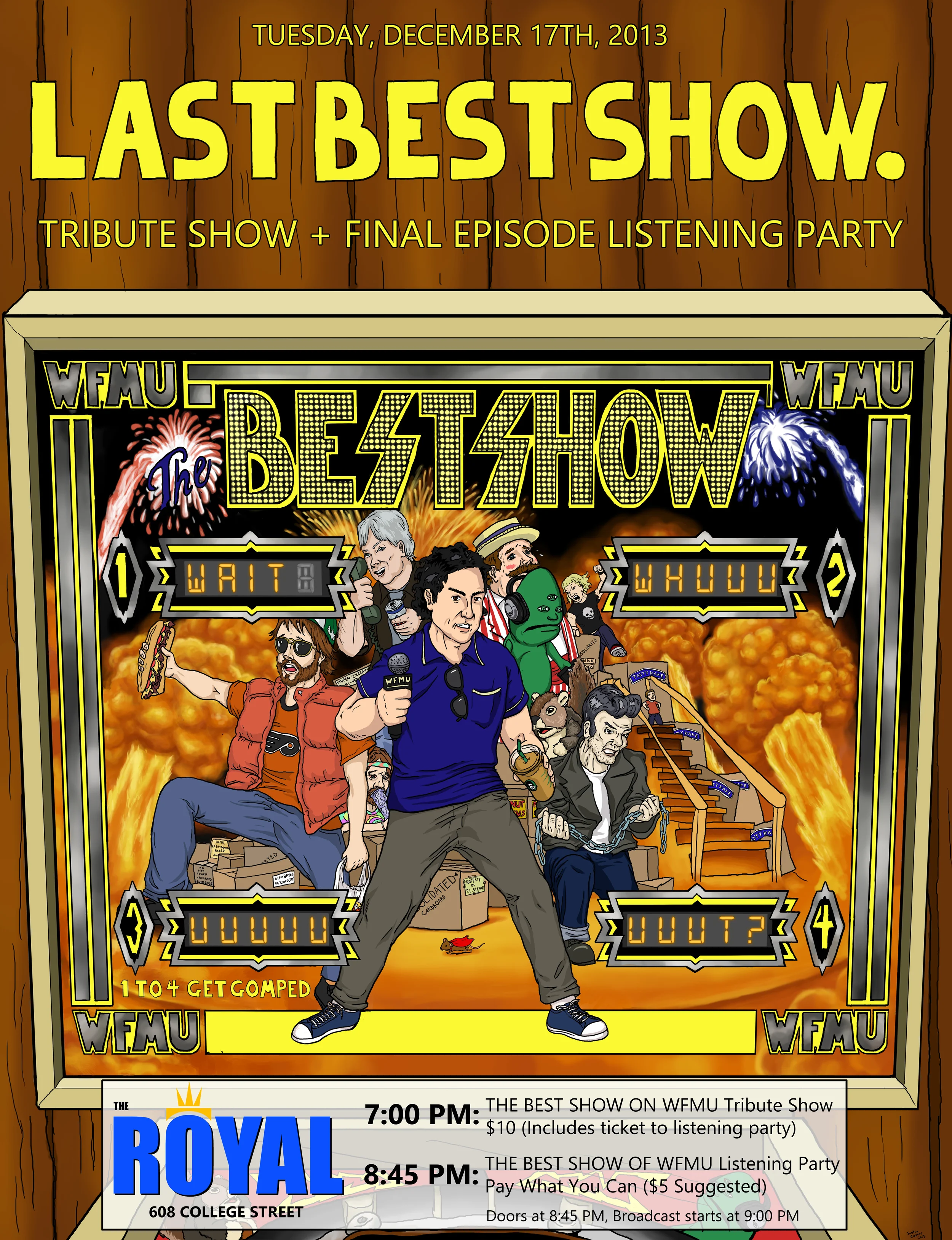 The Best Show on WFMU final episode poster.
